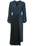 Dalood Combined Dress - Blue