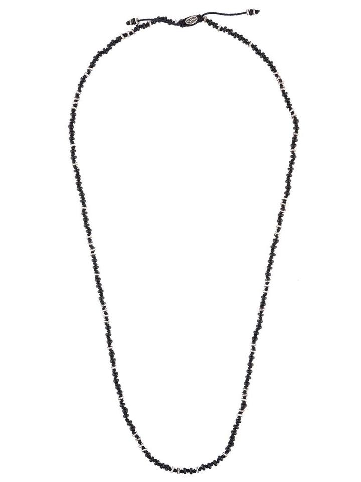 M. Cohen '4 Layer Templar Mini Gems' Necklace, Men's, Black