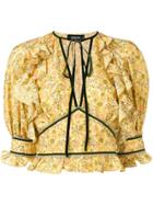 Dsquared2 Floral Print Blouse - Yellow