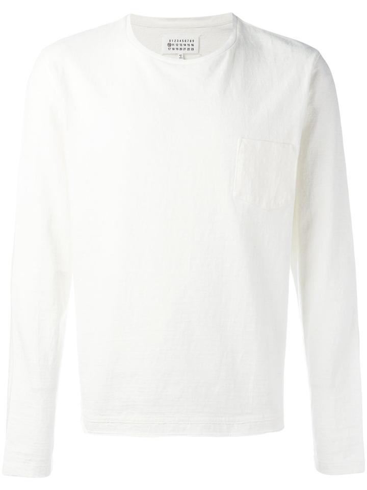 Maison Margiela Knitted Sweater, Men's, Size: 46, White, Cotton