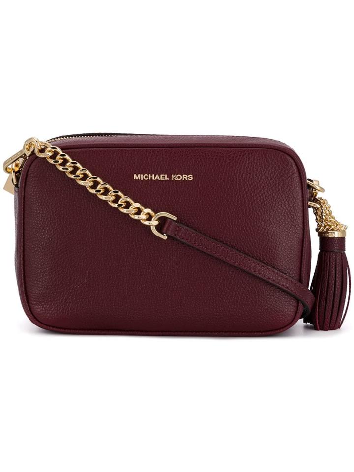 Michael Michael Kors Medium Camera Bag - Red
