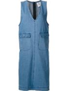 Steve J & Yoni P Sleeveless Denim Dress, Women's, Size: Medium, Blue, Cotton/polyester/cotton