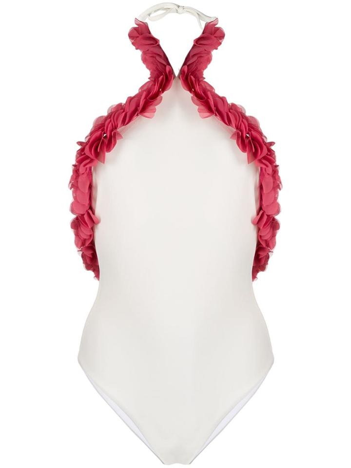 La Reveche Embellished One-piece - White