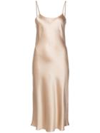 Voz Liquid Midi Dress - Nude & Neutrals