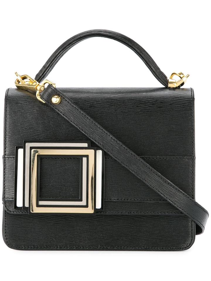 Rula Galayini Geometric Detail Bag - Black