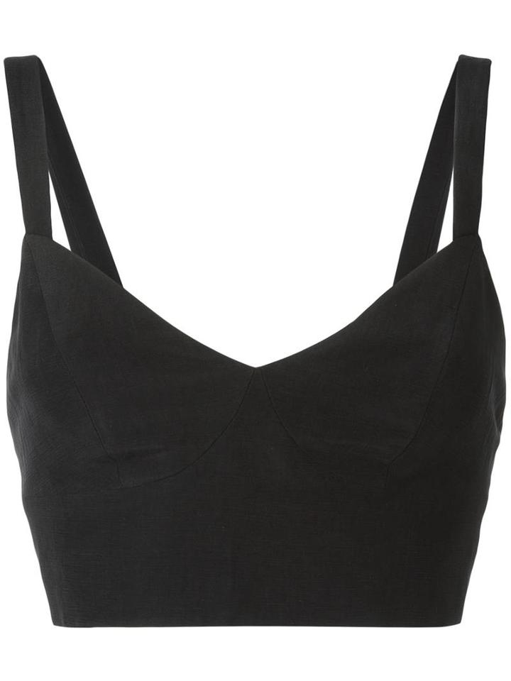 Vilshenko Alacey Top, Women's, Size: 12, Black, Silk/linen/flax