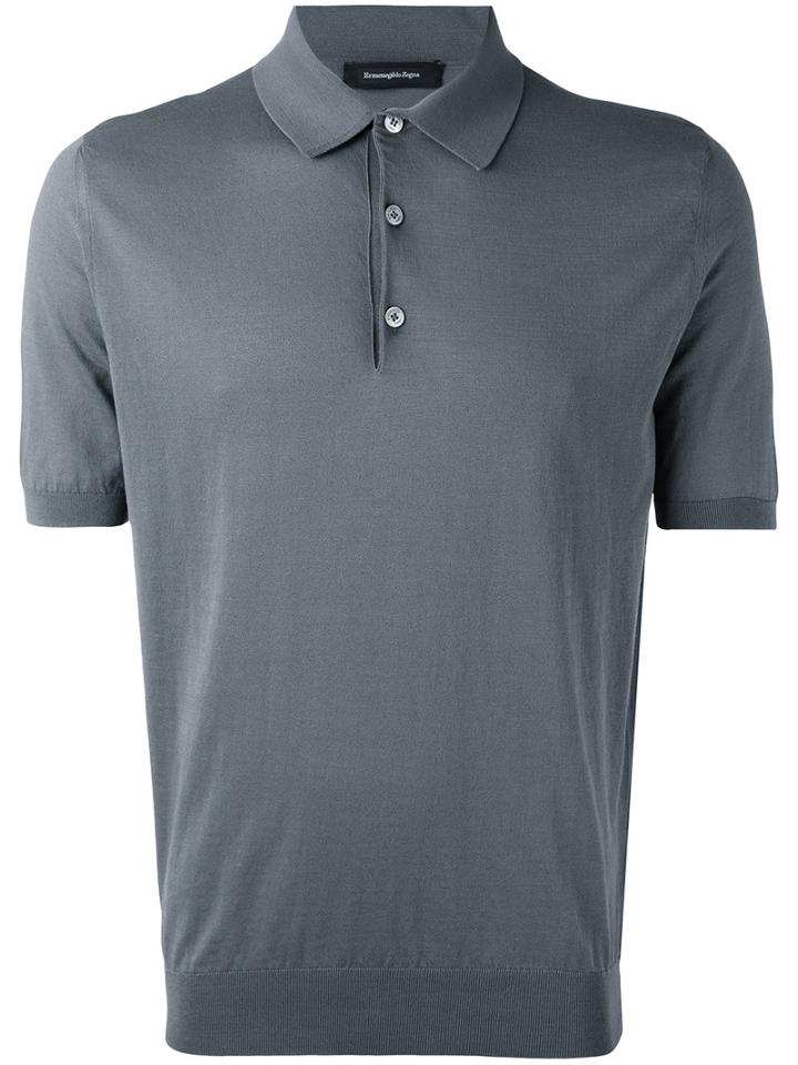 Ermenegildo Zegna - Classic Polo Top - Men - Cotton - 52, Grey, Cotton