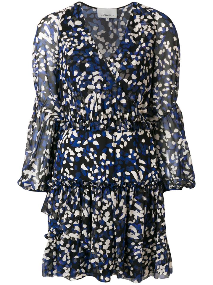 3.1 Phillip Lim Silk Wrap Dress - Black