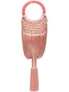 Cult Gaia Pink Angelou Tasselled Bag - Pink & Purple