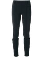 Gloria Coelho - Skinny Trousers - Women - Elastodiene/polyamide - 40, Black, Elastodiene/polyamide