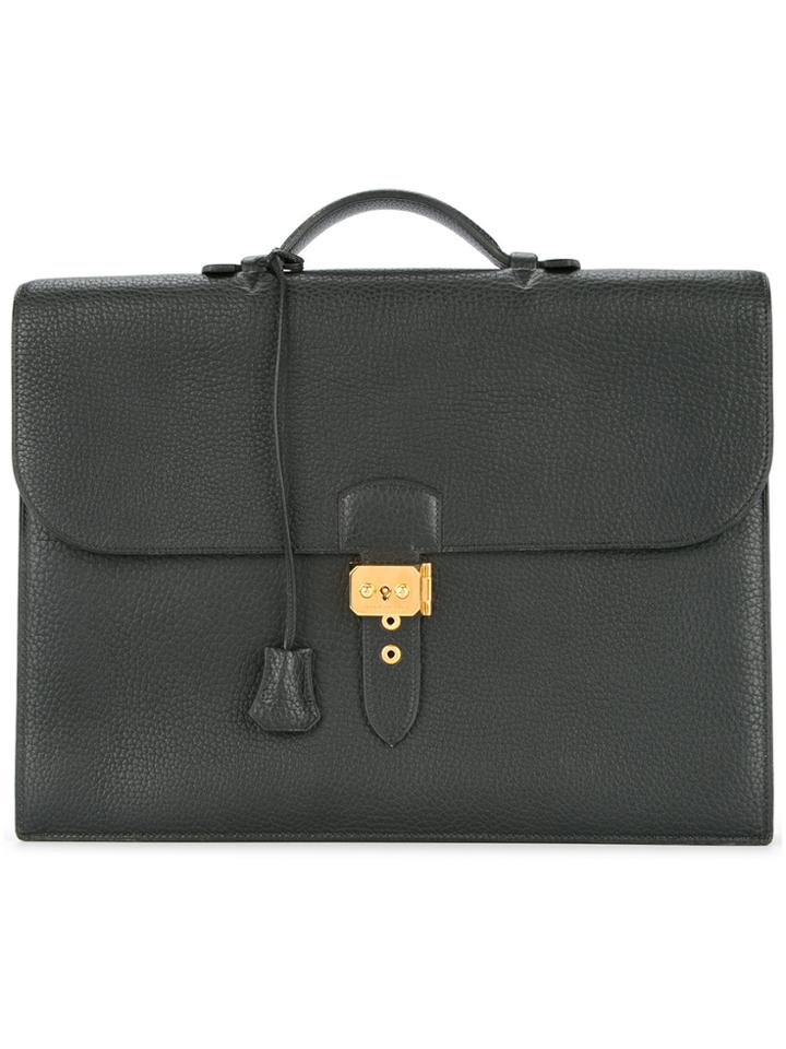 Hermès Vintage Sac A Depeche 38 Suitcase - Black