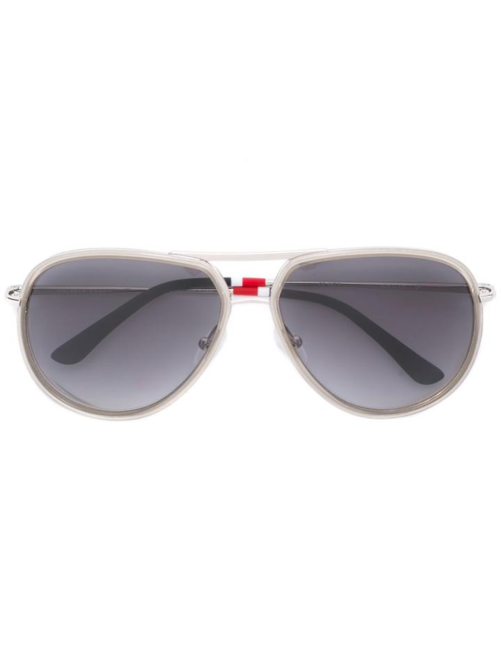 Orlebar Brown Aviator Sunglasses - Metallic