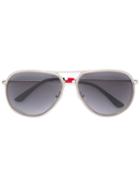 Orlebar Brown Aviator Sunglasses - Metallic