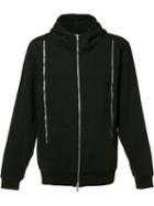 Zippers Hoodie, Men's, Size: Small, Black, Cotton, Mostly Heard Rarely Seen