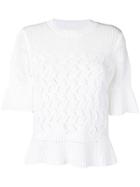 See By Chloé Embroidered T-shirt - White
