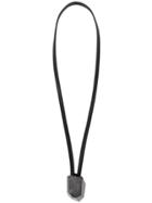 Monies Geometric Pendant Necklace - Black