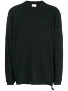 Laneus Long Sleeved Sweater - Black