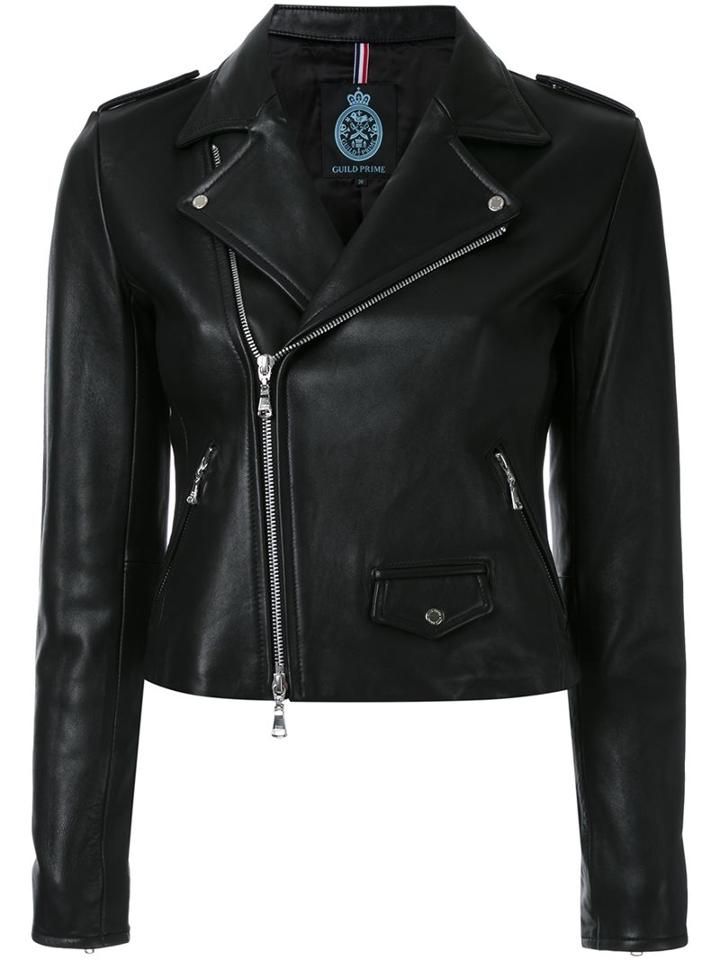 Loveless Biker Jacket, Women's, Size: 34, Black, Lamb Fur