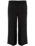 P.a.r.o.s.h. Cropped Trousers, Women's, Black, Polyester