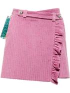 Miu Miu Mini Wrap Skirt - Pink