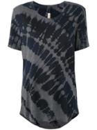 Raquel Allegra - Tie-dye T-shirt - Women - Cotton/polyester - 2, Blue, Cotton/polyester