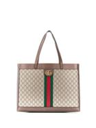 Gucci Three Little Pigs Tote Bag - Brown