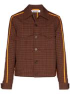 Pronounce Check Buttoned Jacket - Brown
