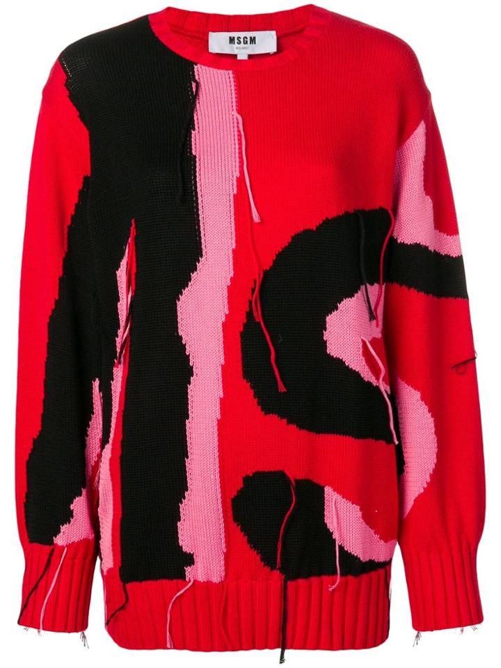 Msgm 'ms' Jumper - Red