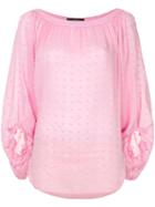 Smythe Balloon Sleeve Blouse - Pink