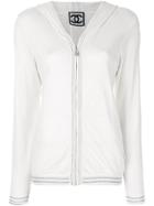Chanel Vintage Lounge Zipped Hoodie - White