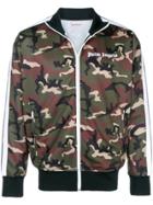 Palm Angels Camouflage-print Zipped Jacket - Multicolour