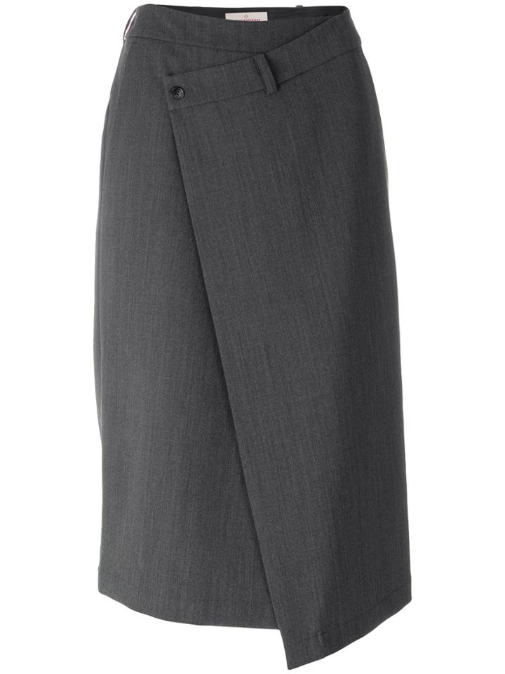 A.f.vandevorst Asymmetric A-line Skirt - Grey