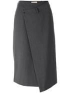 A.f.vandevorst Asymmetric A-line Skirt - Grey