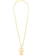 Chanel Pre-owned Chain Pendant Necklace - Gold