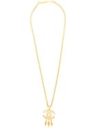 Chanel Pre-owned Chain Pendant Necklace - Gold