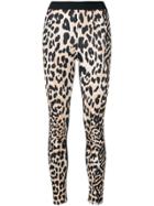 Paco Rabanne Leopard Print Leggings - Brown