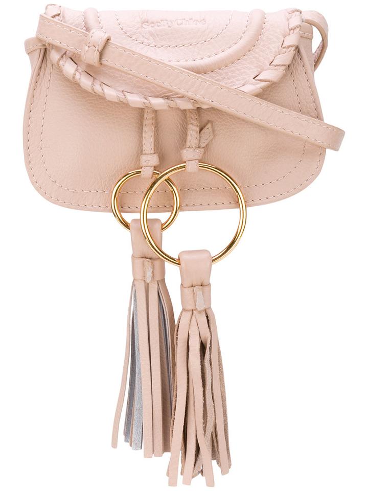See By Chloé - 'polly' Bag - Women - Calf Leather - One Size, Pink/purple, Calf Leather