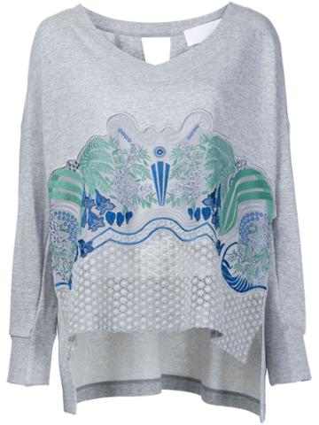Mame Flower Embroidery Sweater