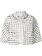 Carolina Herrera Exposed Seam Cropped Jacket