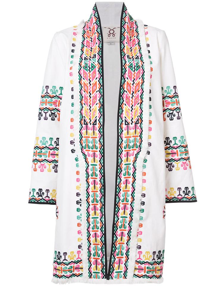 Figue - Martina Cardi-coat - Women - Cotton - S, Nude/neutrals, Cotton