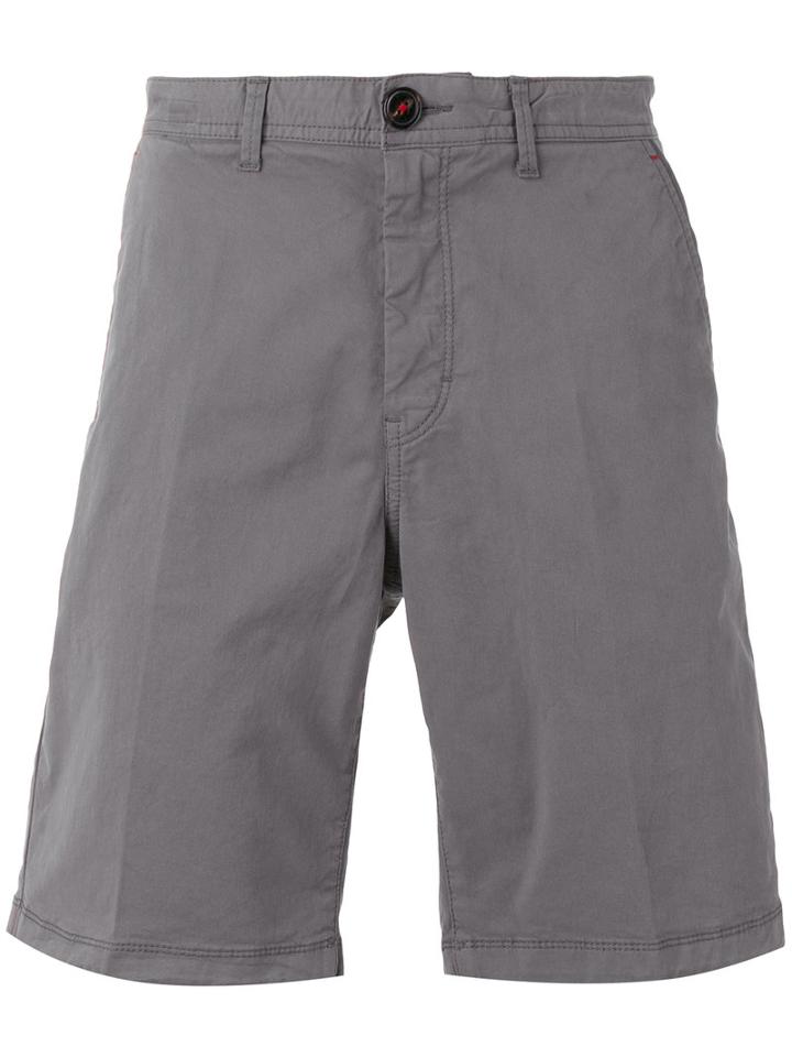 Michael Kors Chino Shorts, Men's, Size: 34, Grey, Cotton/spandex/elastane