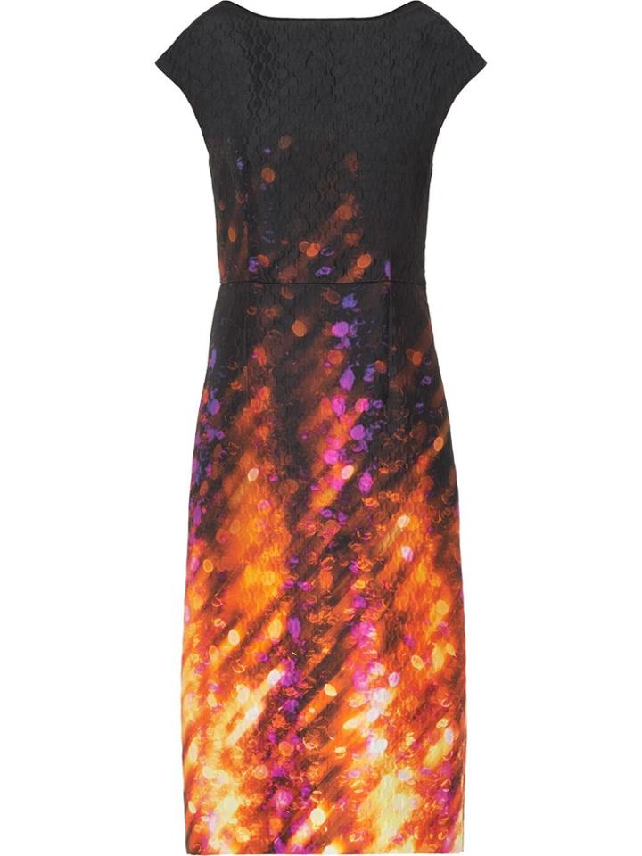 Prada Printed Bow Dress - Black