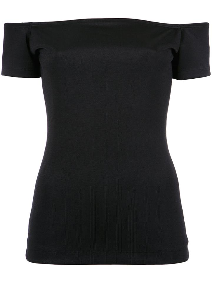 Tufi Duek Off The Shoulder Top - Black
