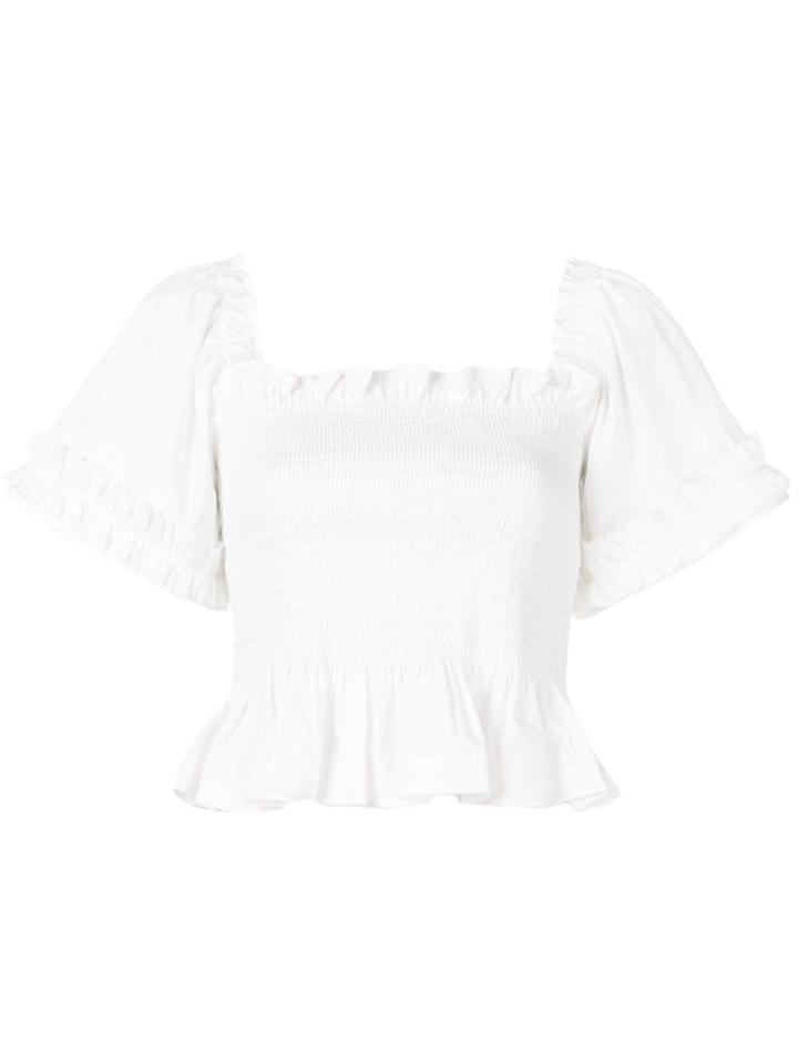 Molly Goddard Ruffled Blouse - White