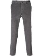 Pt01 Slim-fit Trousers, Men's, Size: 52, Grey, Cotton/spandex/elastane
