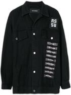 Raf Simons Oversized Denim Jacket - Black