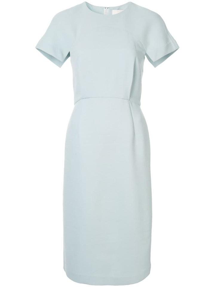 Dion Lee Short-sleeved Midi Dress - Blue