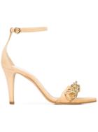 Chloé Chain Embellished Sandals - Neutrals