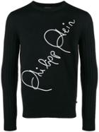 Philipp Plein Sign Sweater - Black