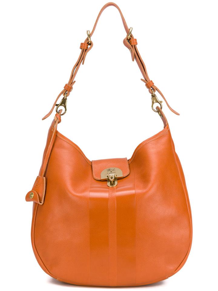 Il Bisonte Hobo Shoulder Bag - Yellow & Orange